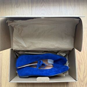 Madewell Royal Blue Suede Flats